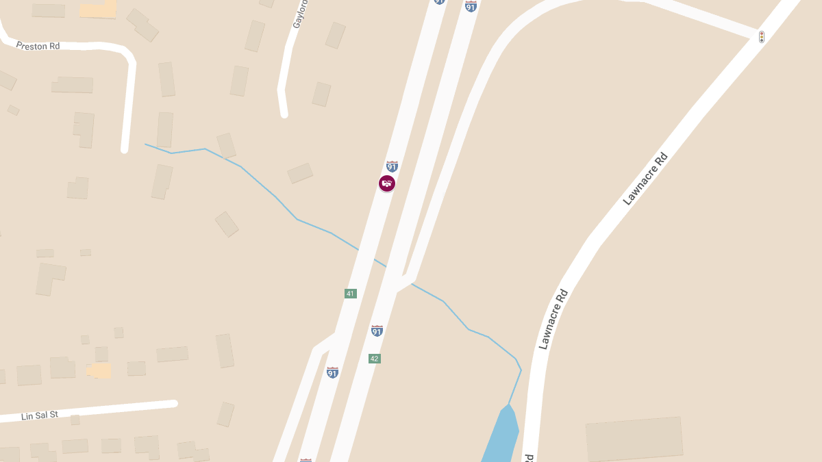 Multi-Vehicle Accident With Injuries on I-91 NB near Exits 39 & 41