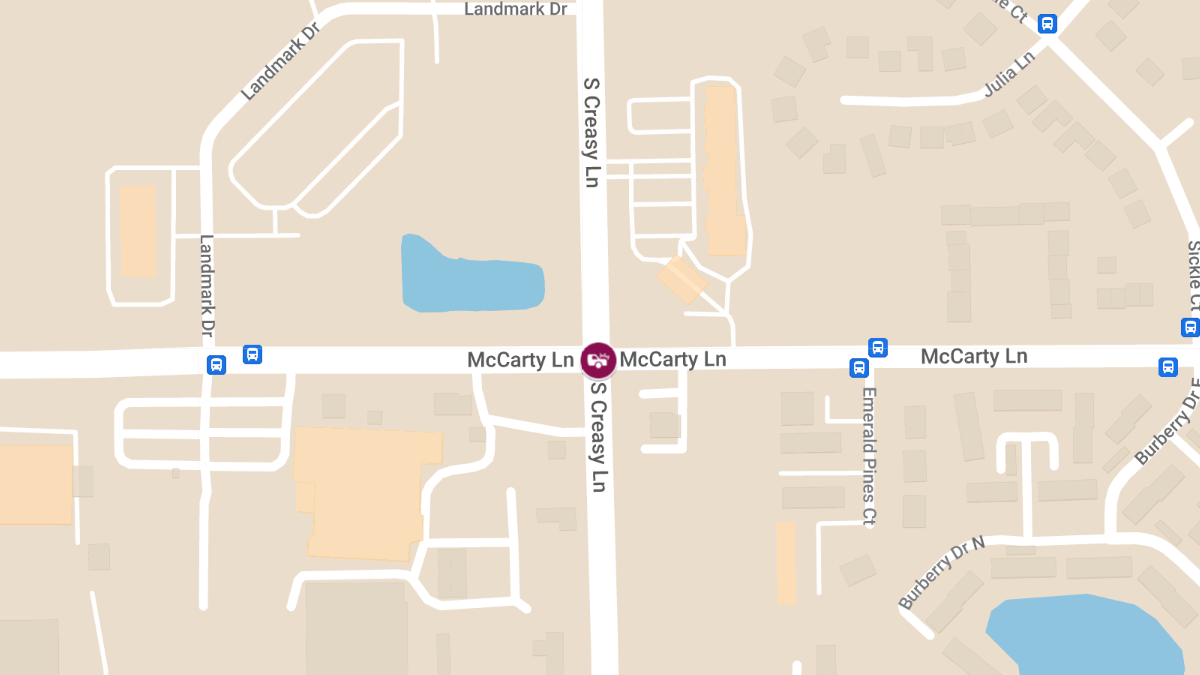 Multi-Vehicle Accident at Creasy & McCarty