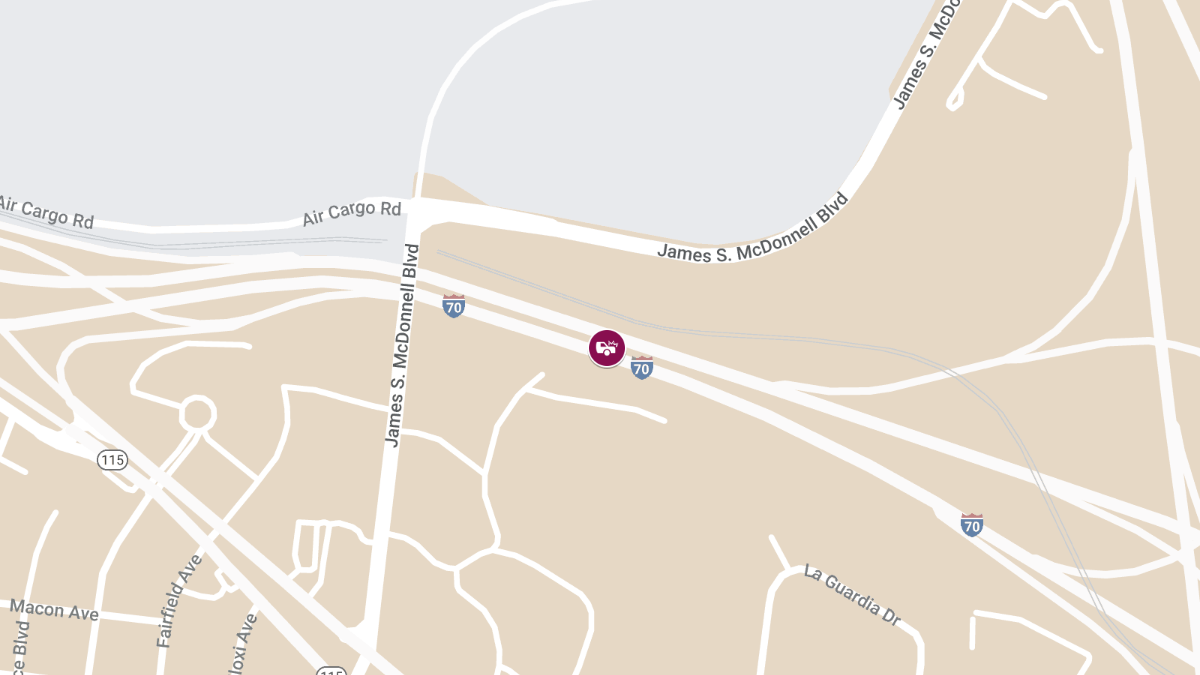 Multi-Vehicle Accident on Eastbound Interstate 70 West of Airport Rd