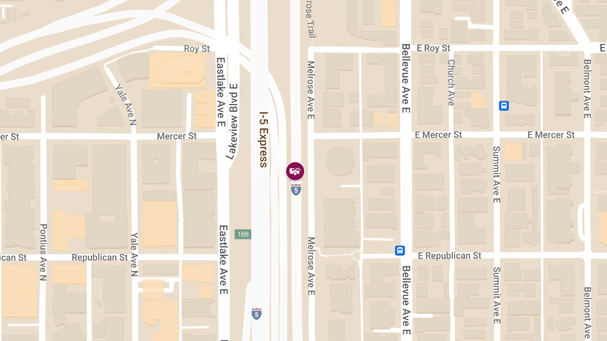 Multi-Vehicle Accident on I-5 Southbound near Mercer St