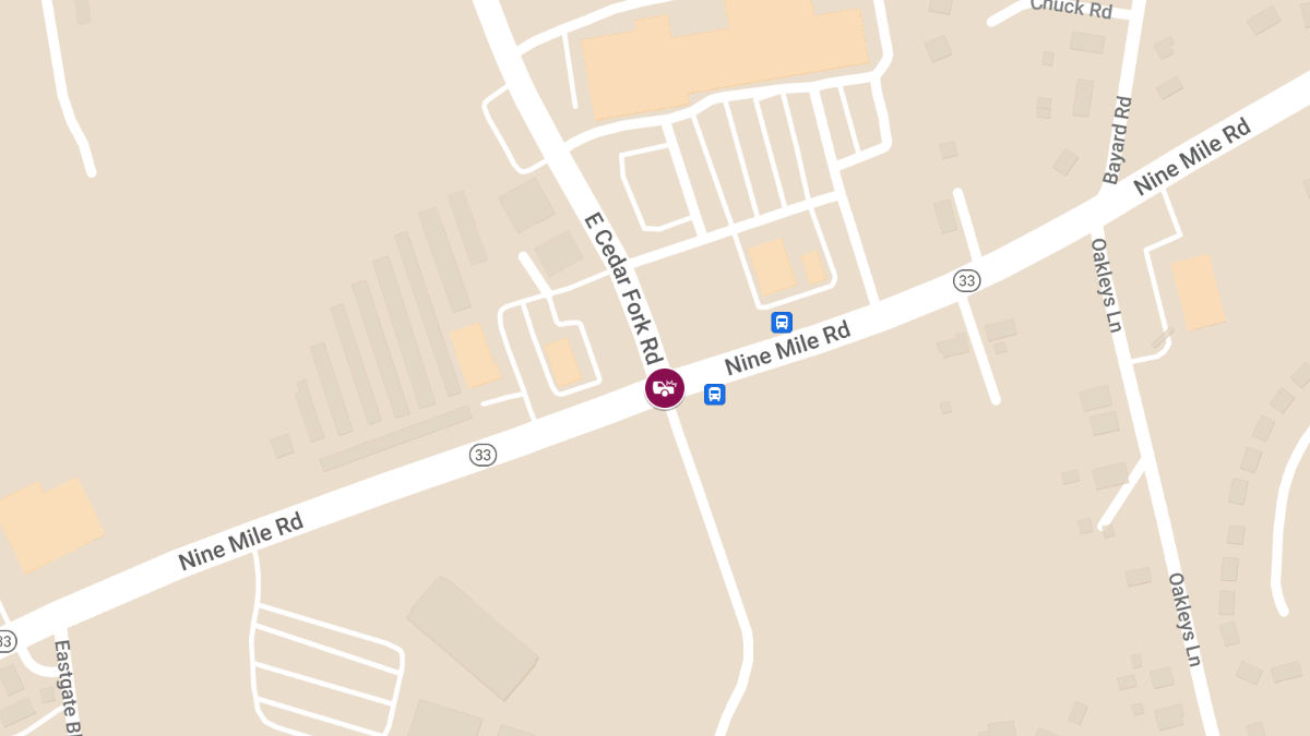 Multi-Vehicle Accident with Injuries at E Cedar Fork Rd & Nine Mile Rd