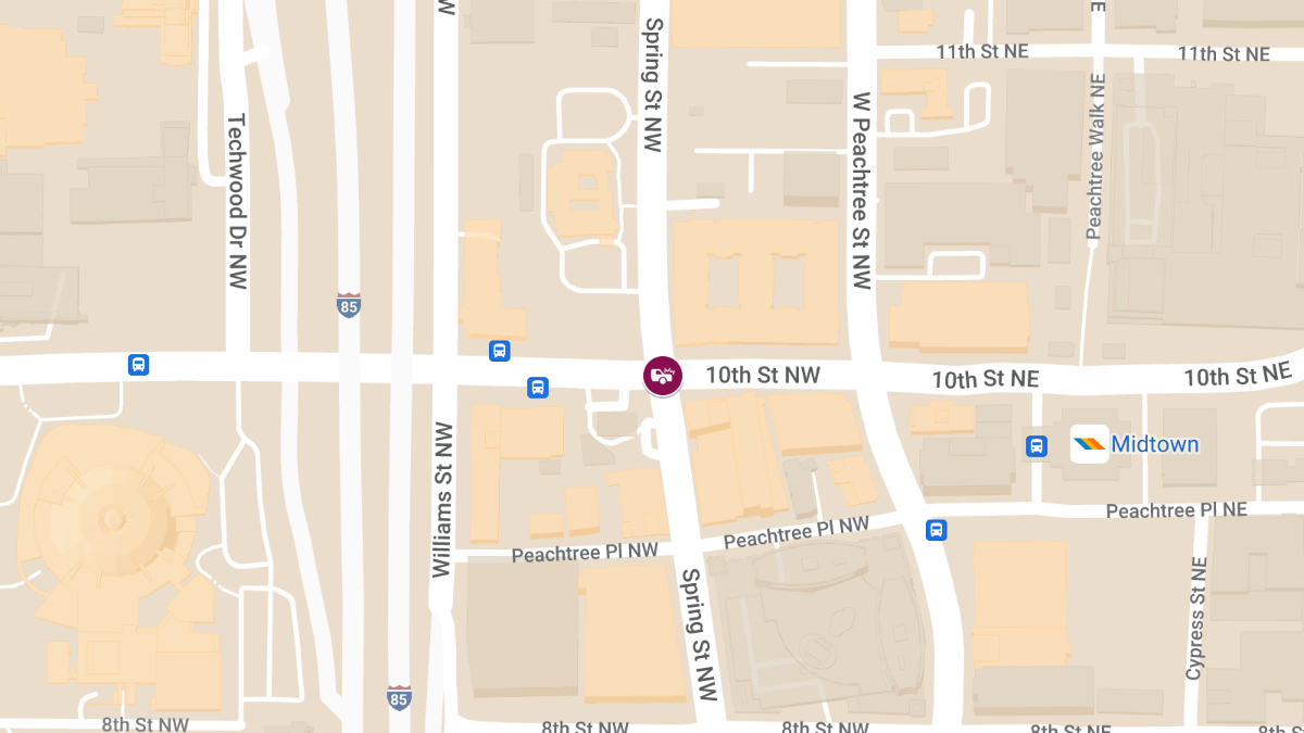 Multi-Vehicle Collision at 10th St NW & Spring St NW