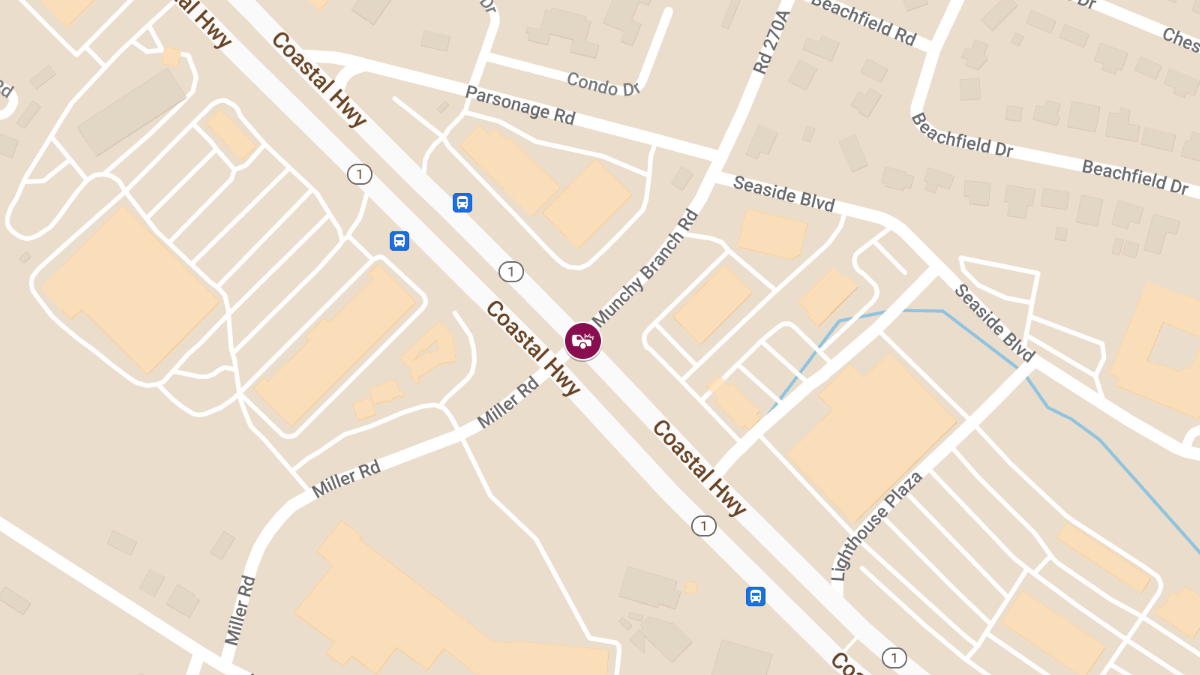 Multi-Vehicle Crash at Munchy Branch Rd and RT 1
