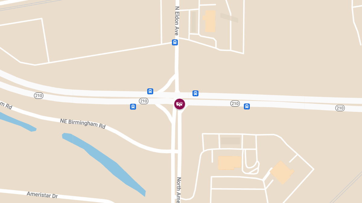 Multi-Vehicle Crash on 210 Highway at North Eldon Ave