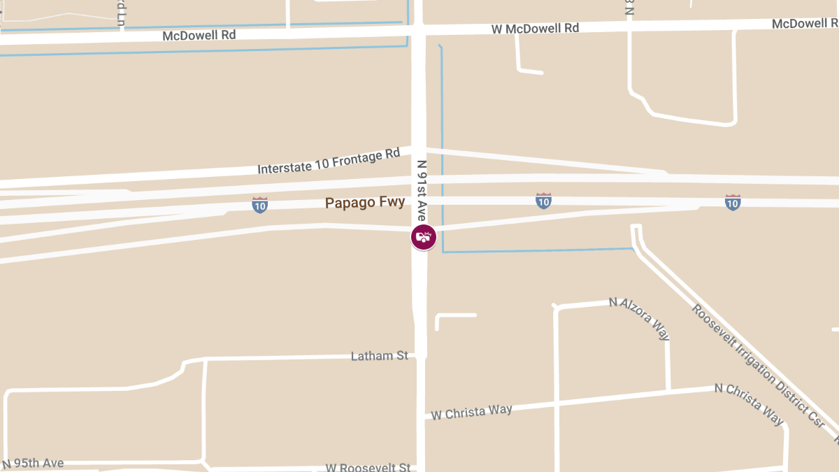 Multi-Vehicle Crash on I-10 Near 91st Avenue