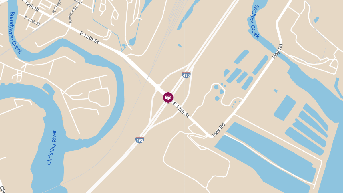Multi-Vehicle Crash on I-495 Southbound at 12th Street