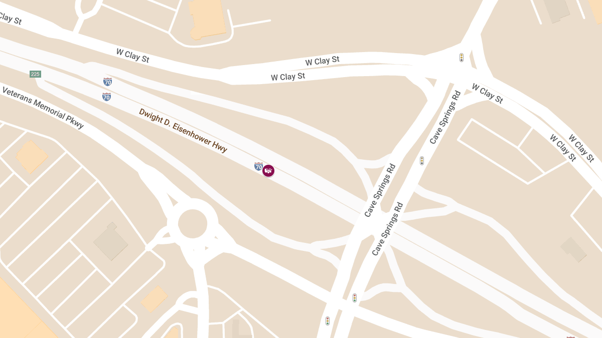 Multi-Vehicle Crash on WB I-70, West of Cave Springs