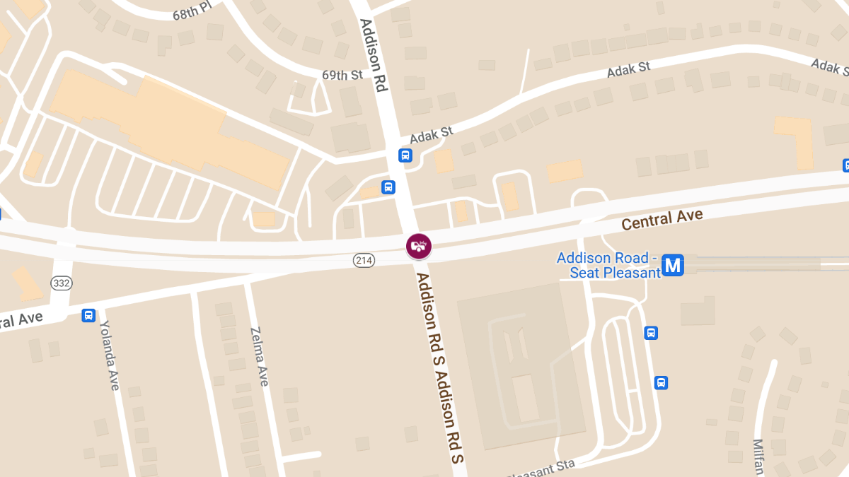 Officer Injured in Crash at Central Ave and Addison Rd