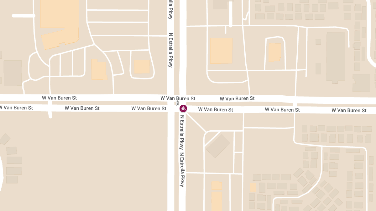 Officer Injured in Crash with Motorcyclist at Van Buren St & Estrella Pkwy