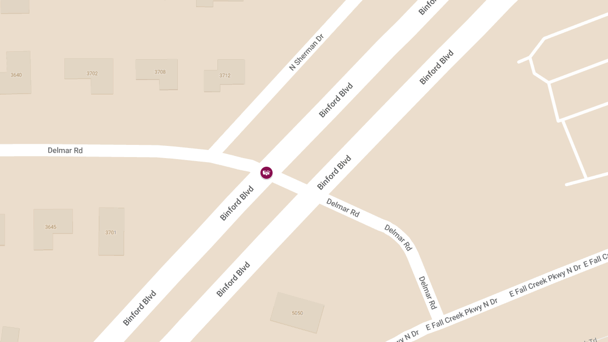 One Dead in Vehicle Fire Following Crash at Binford Blvd & Delmar Rd