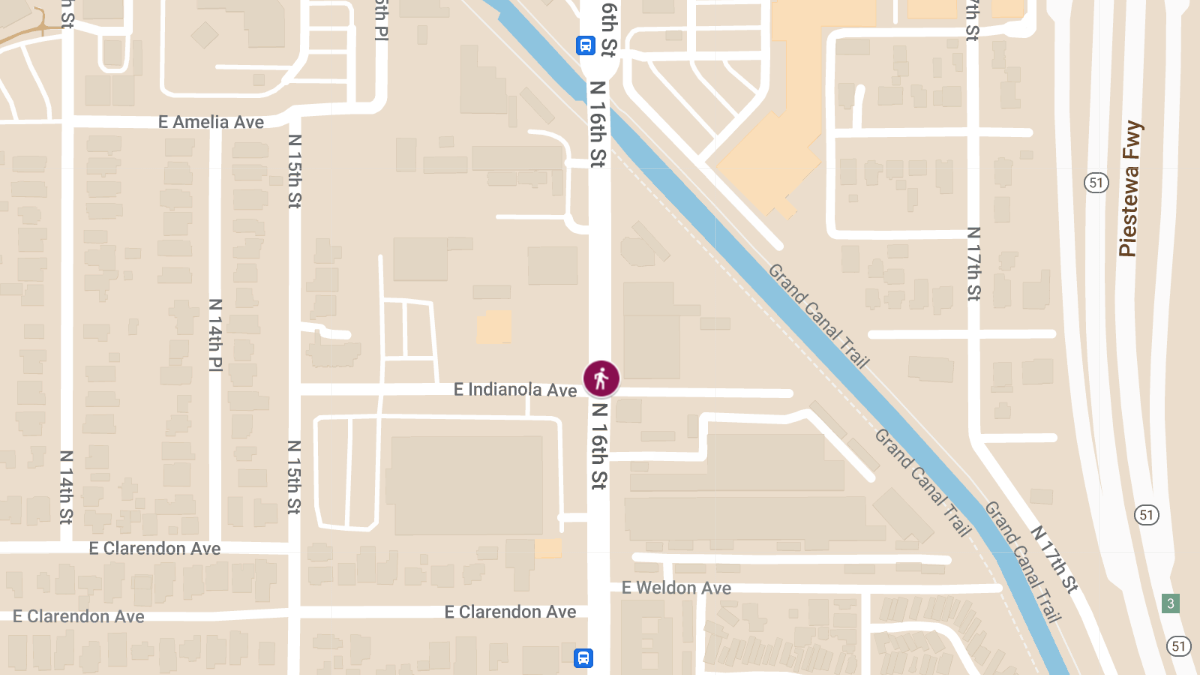 Pedestrian Accident at 16th St and Indianola