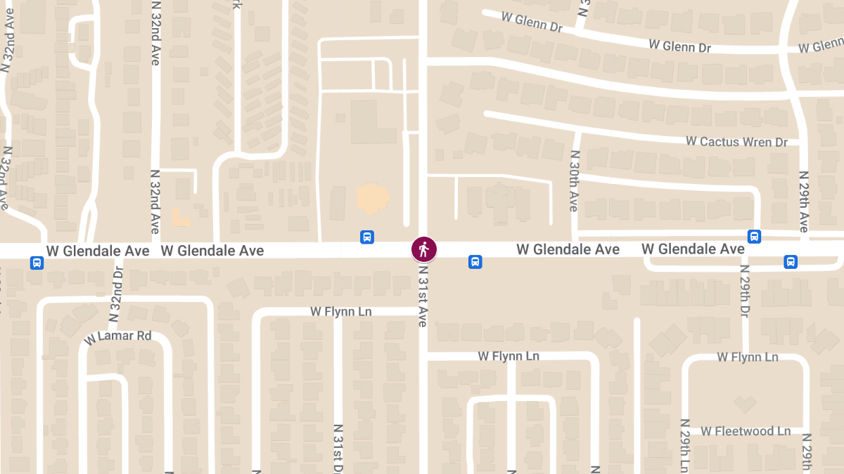 Pedestrian Accident at 31st Ave and Glendale Ave