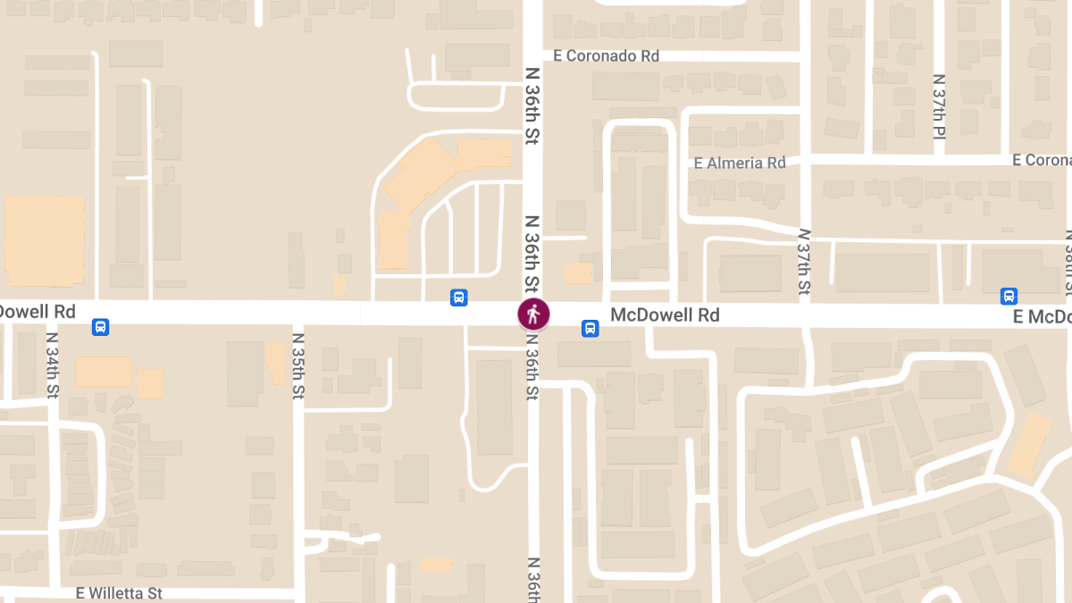 Pedestrian Accident at 36th St and McDowell Rd