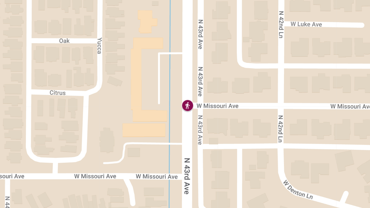 Pedestrian Accident at 43rd Ave at Missouri Ave