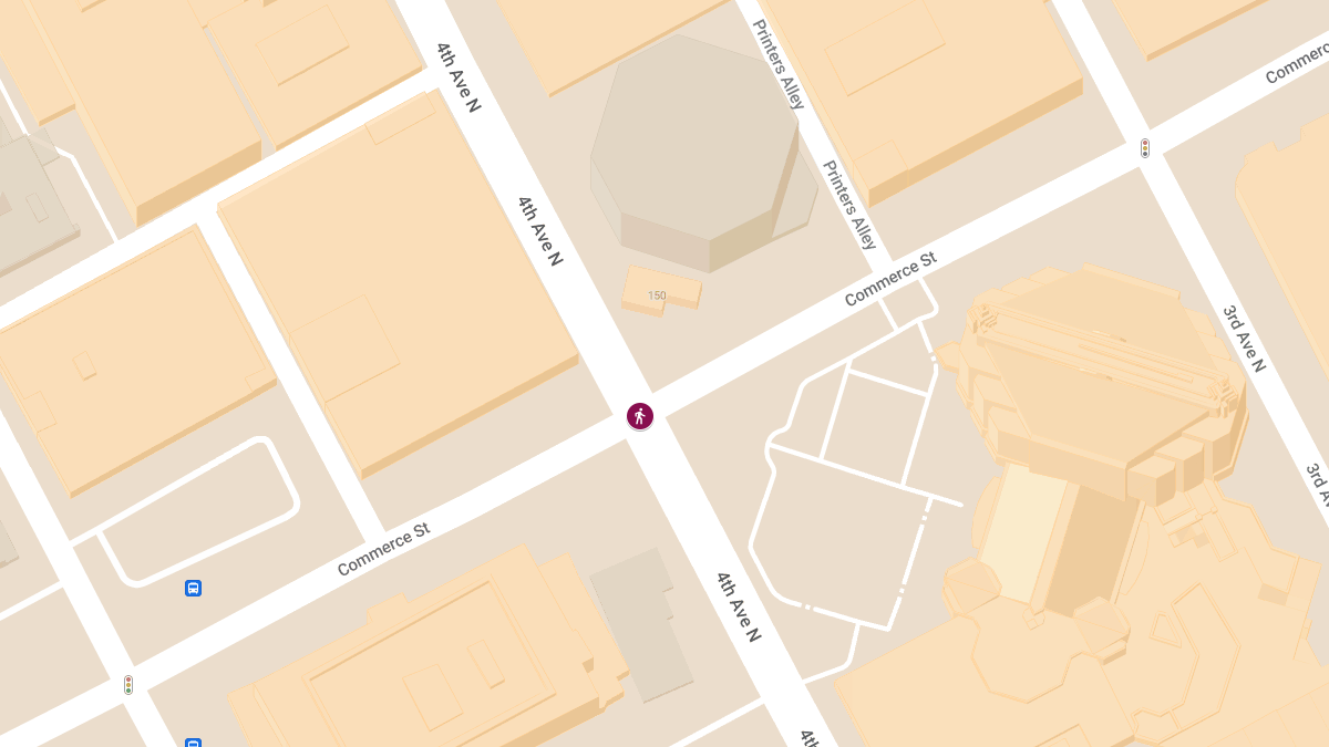 Pedestrian Accident at Commerce St and 4th Ave N