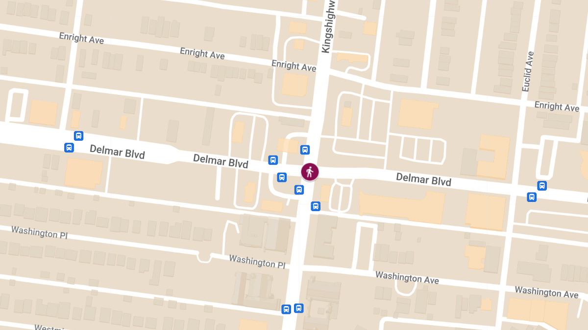 Pedestrian Accident at Delmar and N. Kingshighway