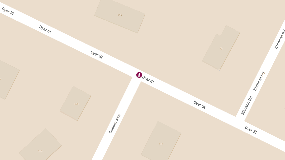Pedestrian Accident at Dyer St and Osborn Ave