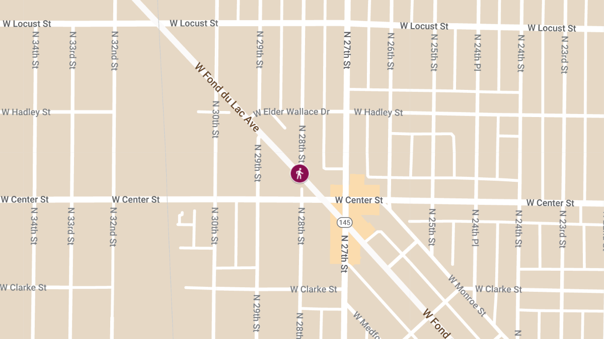 Pedestrian Accident at Fond du Lac Ave and 28th St