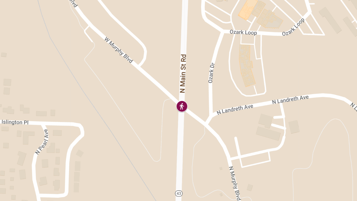 Pedestrian Accident at North Main St and Murphy Blvd