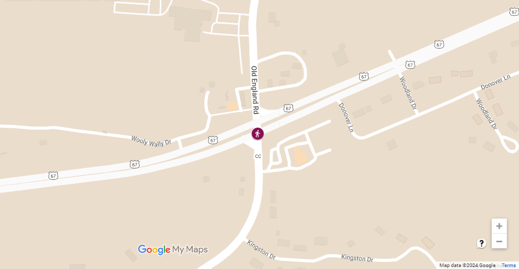 Pedestrian Accident at Northbound US 67 at Route CC