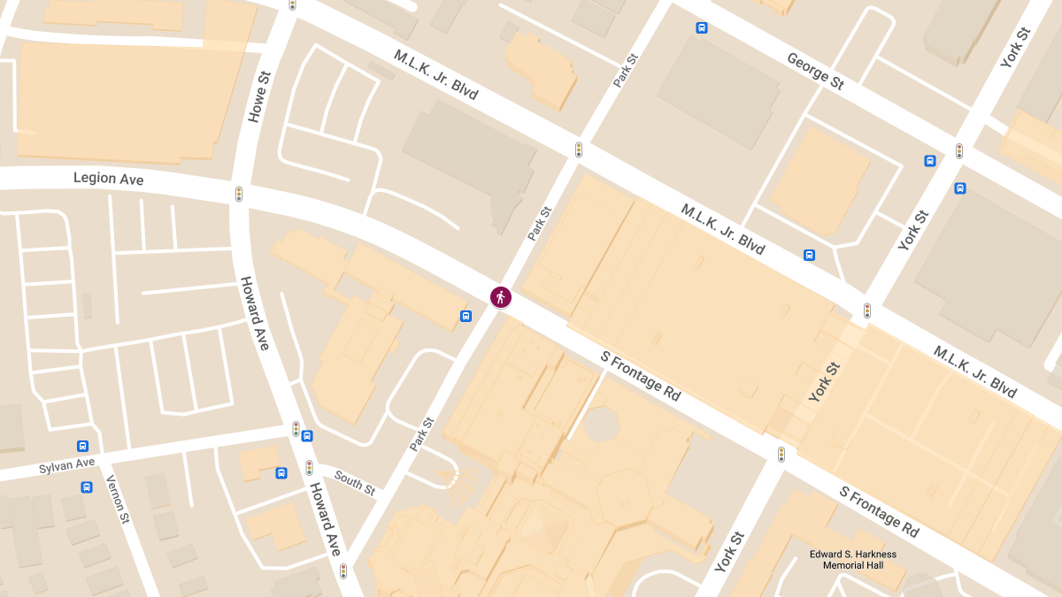 Pedestrian Accident at Park Ave & South Frontage Rd