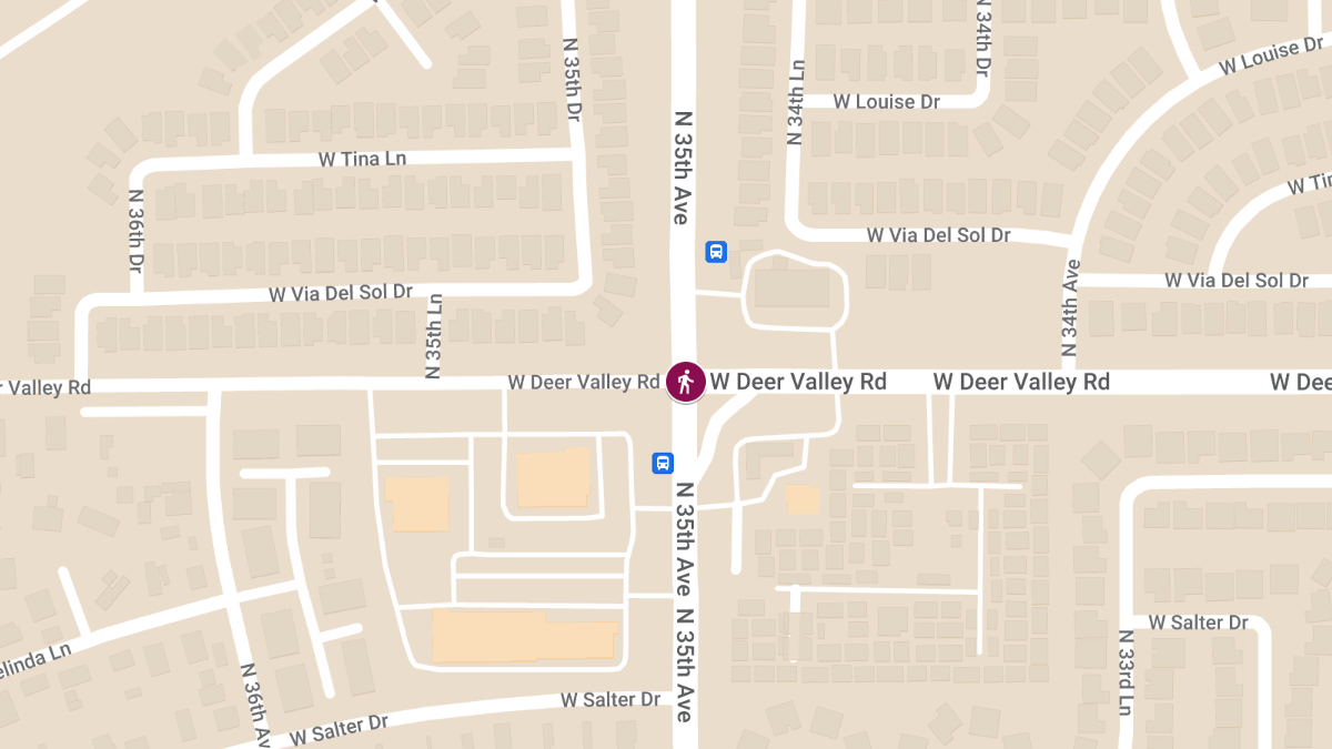 Pedestrian Accident on 35th Ave South of Deer Vly Rd