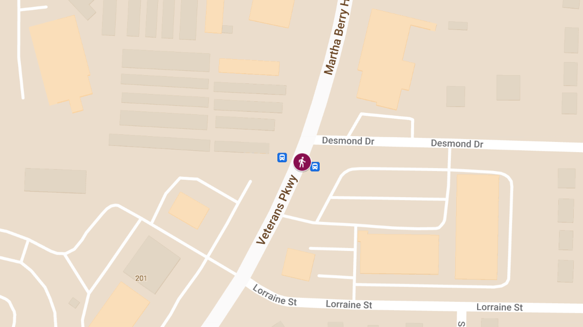 Pedestrian Accident on Veterans Parkway