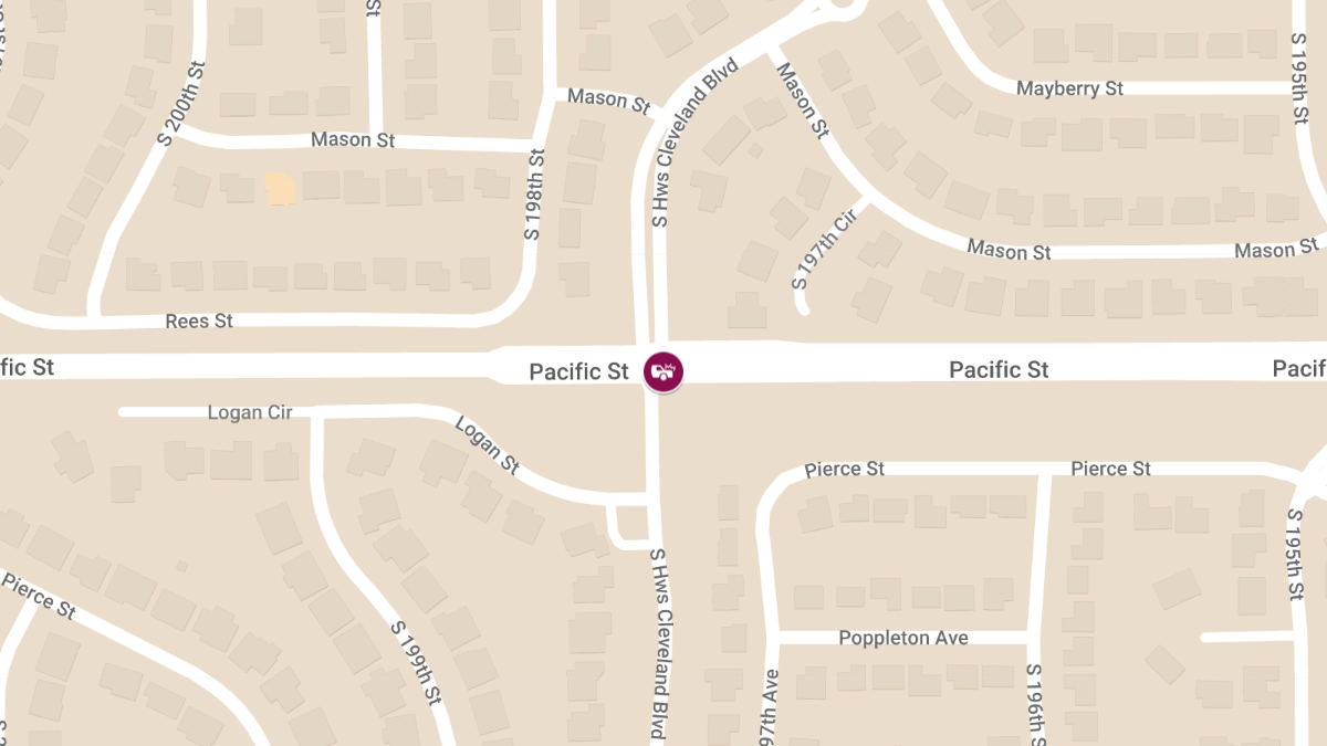 Pedestrian Accident with Injury at S HWS Cleveland Blvd and Pacific St