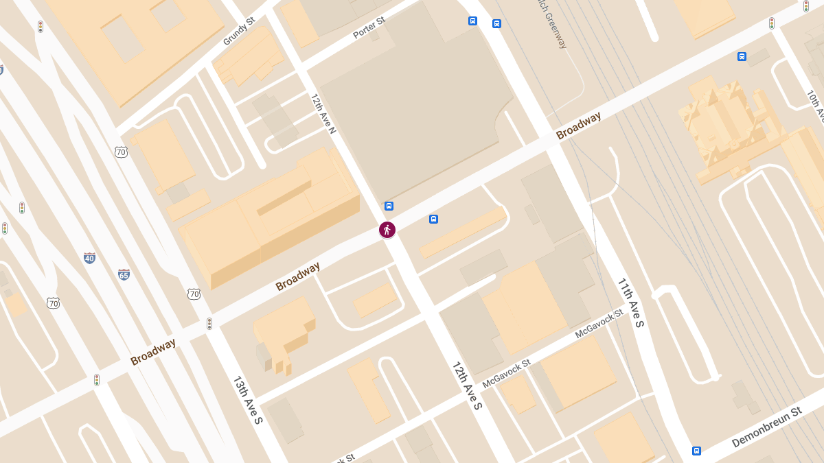 Pedestrian Fatality at 12th Avenue South and Broadway