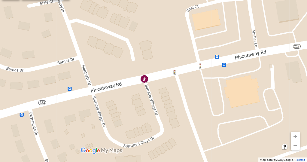 Pedestrian Fatality at Piscataway Rd and Surratts Village Dr