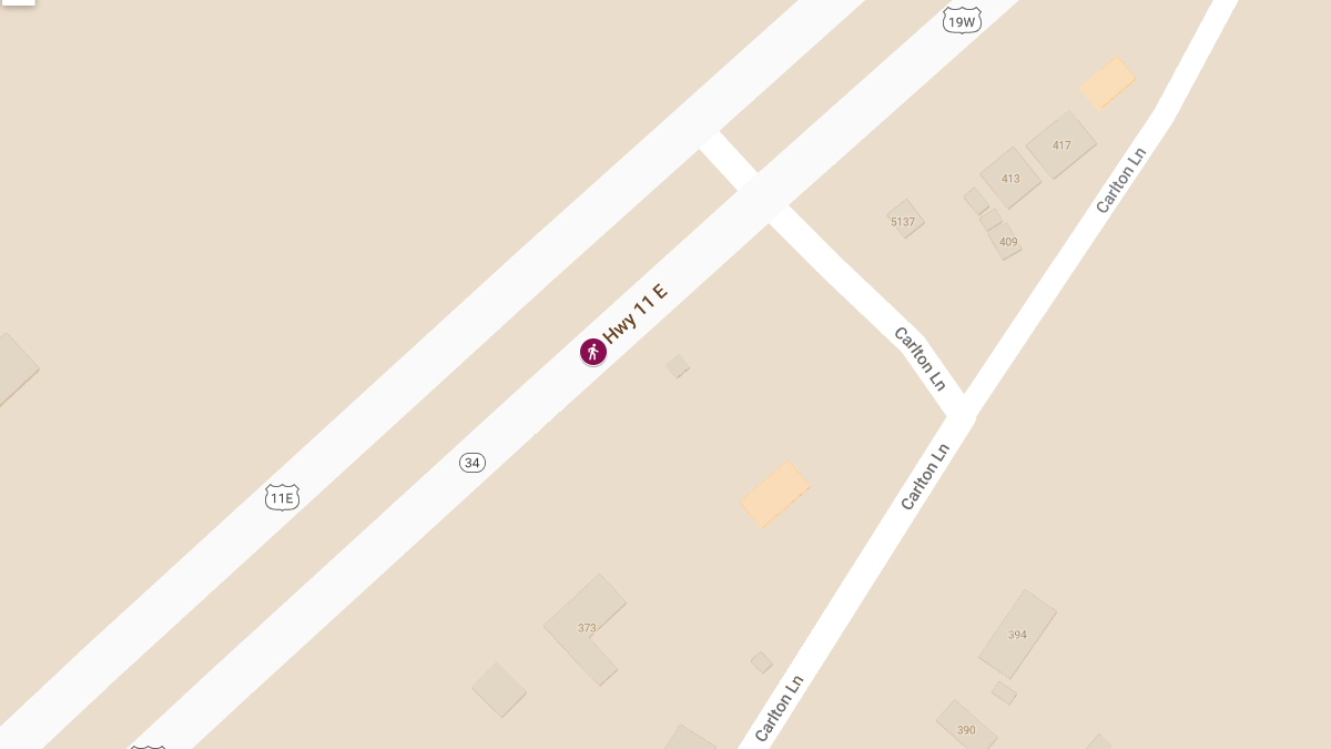 Pedestrian Fatality in Crash on Highway 11-E