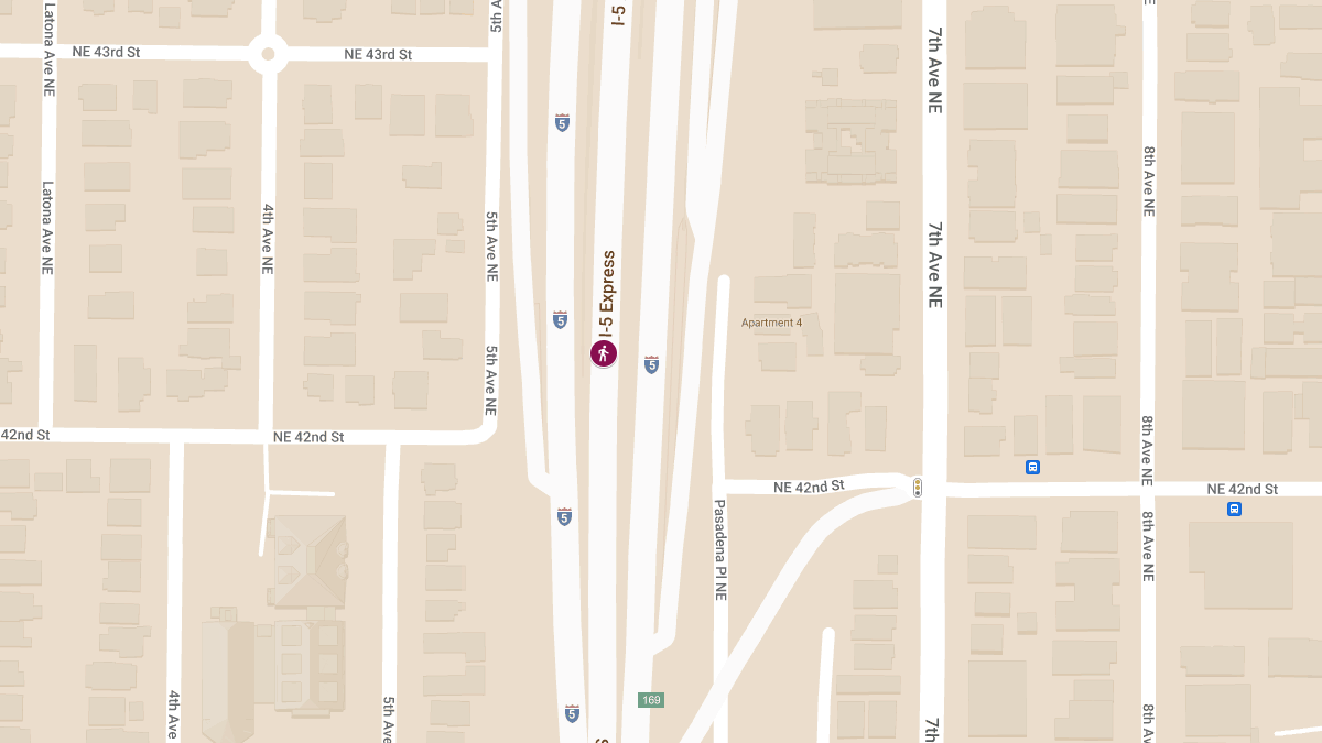 Pedestrian Fatality on I-5 Express Lanes