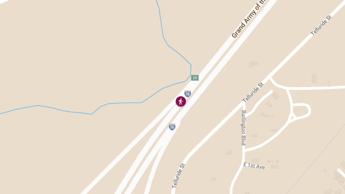 Pedestrian Fatality on I-76 in Vehicle Crash