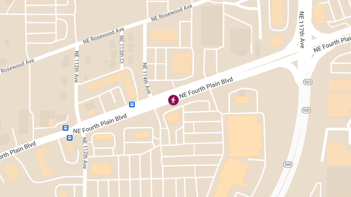 Pedestrian Fatality on Northeast Fourth Plain Blvd