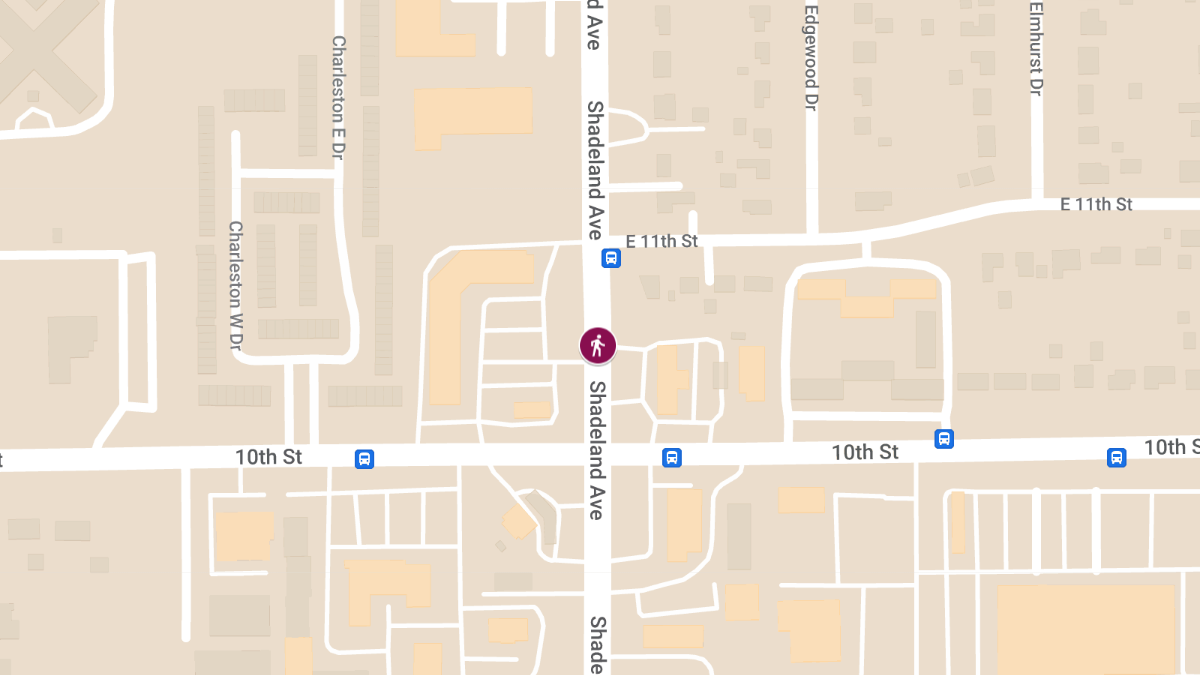 Pedestrian Incident at 1005 N Shadeland Ave