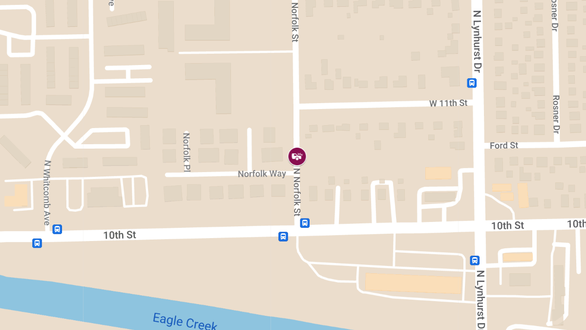 Pedestrian Incident at 1140 N Norfolk St
