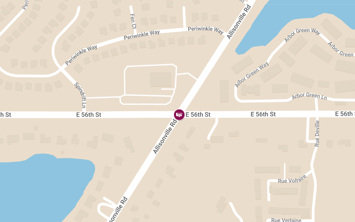 Pedestrian Incident at E 56th St & Allisonville Rd
