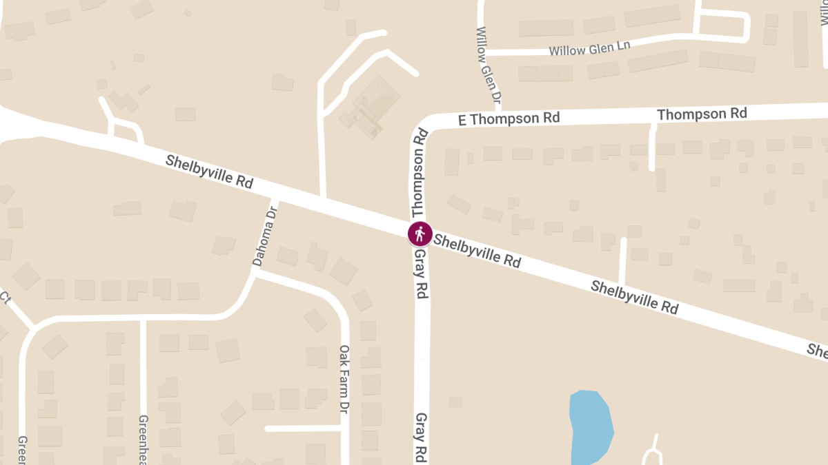 Pedestrian Incident at Shelbyville Rd & Gray Rd