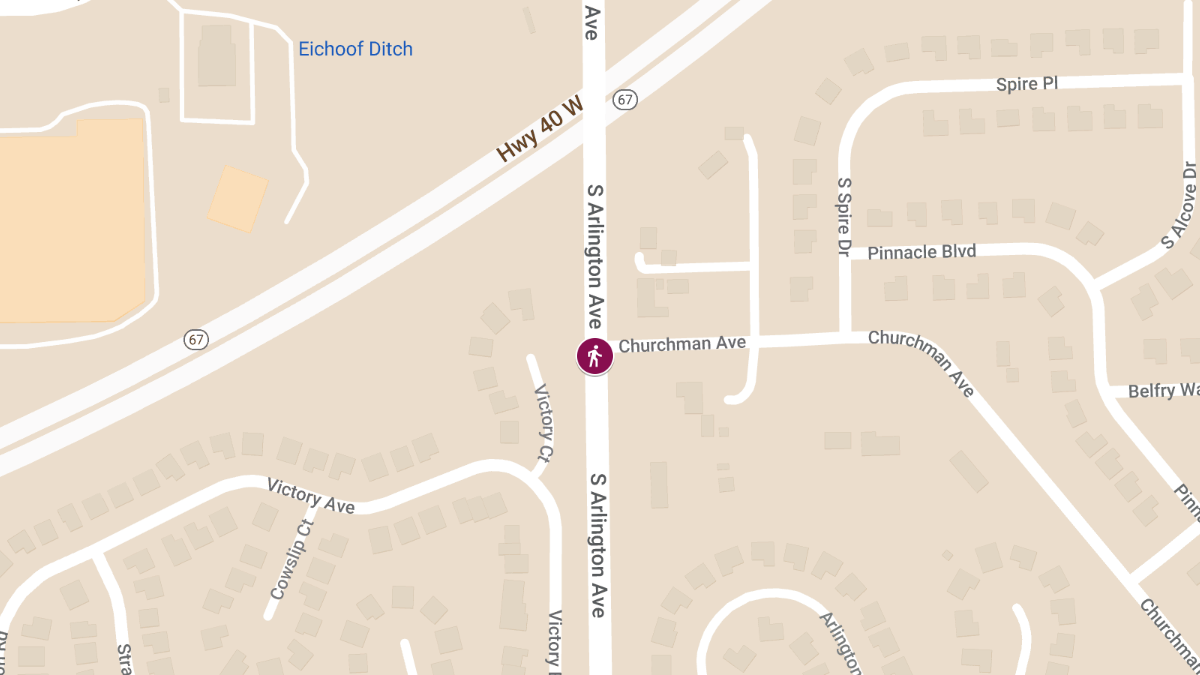 Pedestrian Incident with Serious Bodily Injury on S Arlington Ave