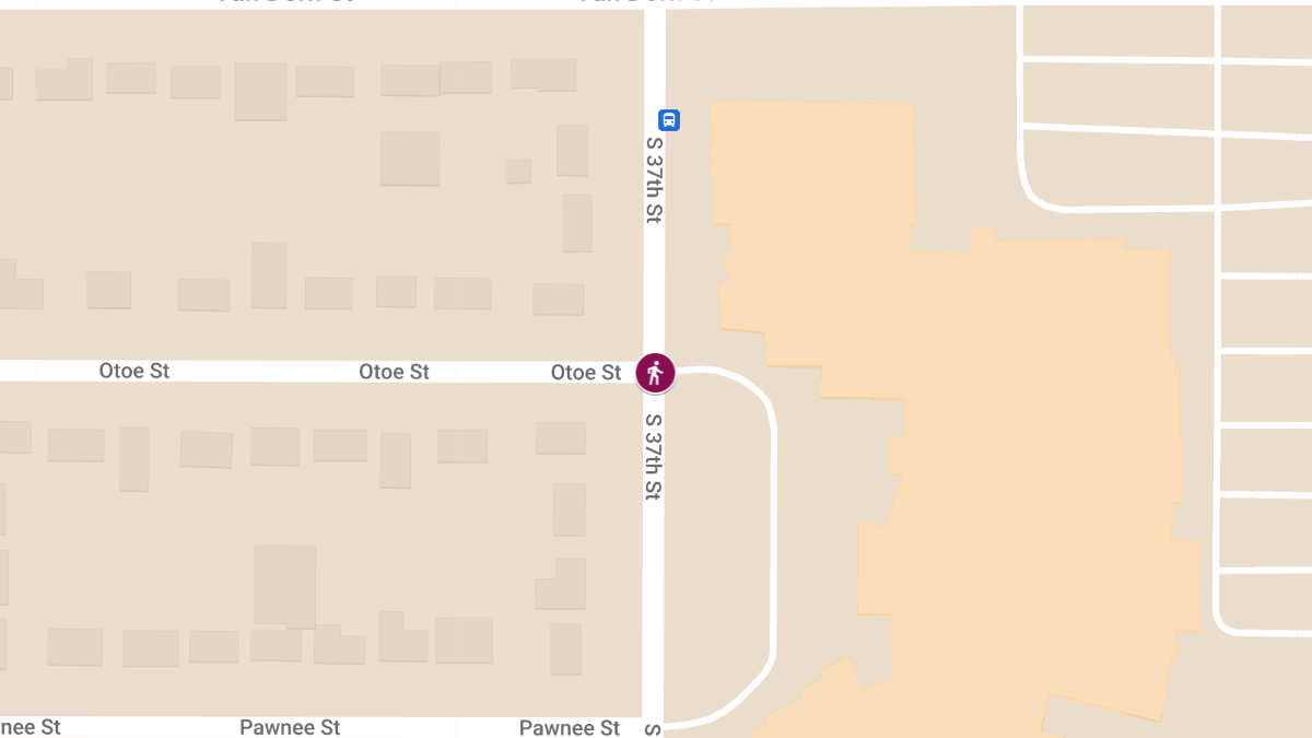 Pedestrian Injured in Accident at South 37th St and Otoe St