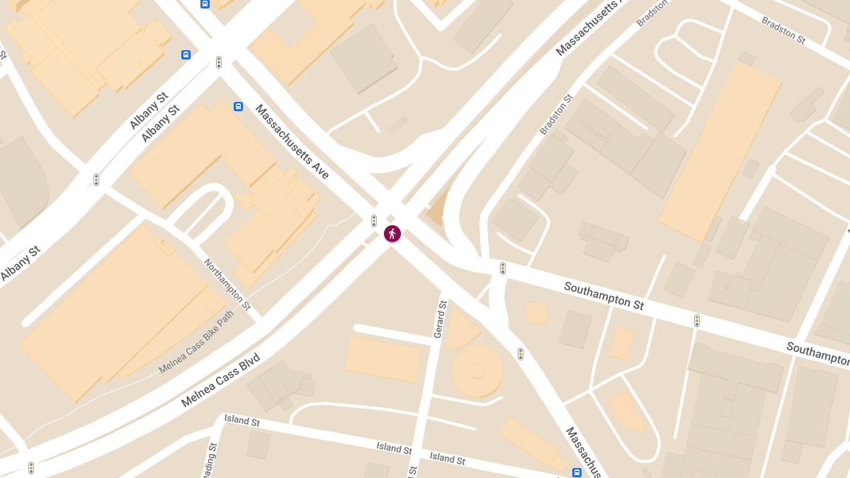Pedestrian Injured in Crash at Massachusetts Ave and Melnea Cass Blvd