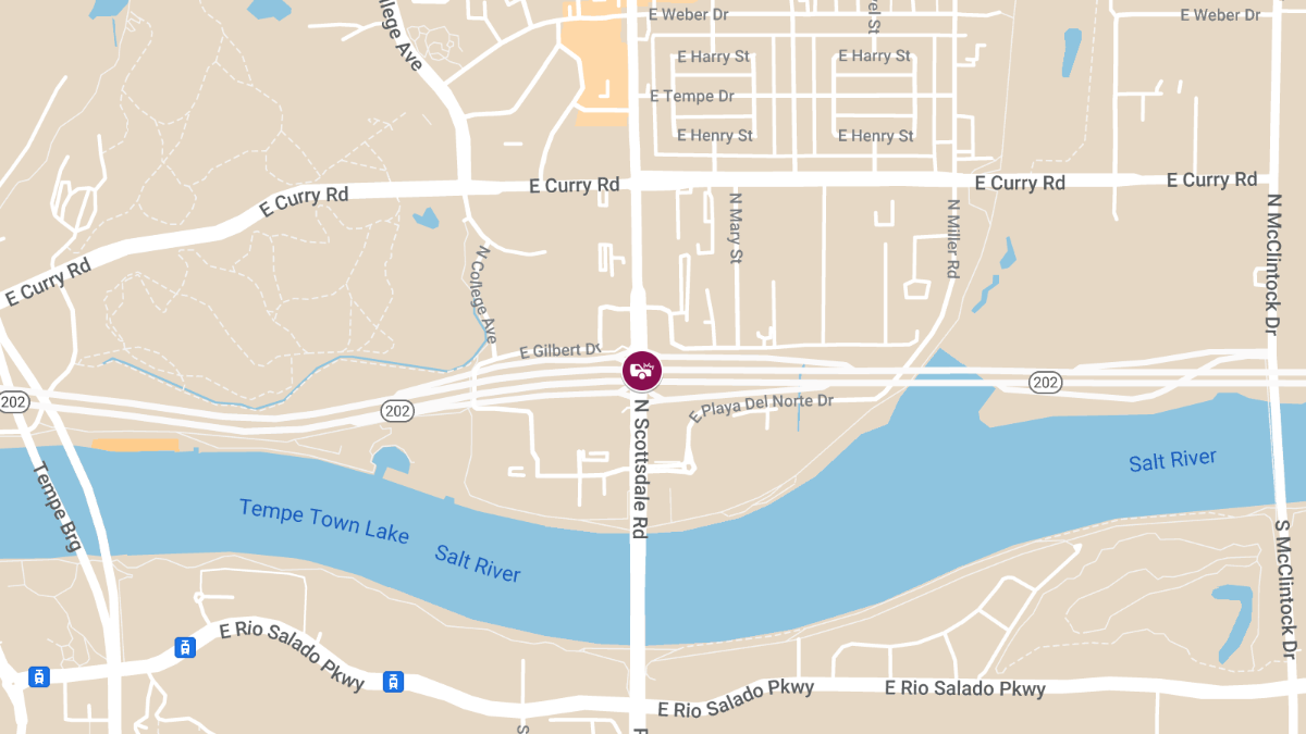 Pedestrian Involved Accident on Scottsdale Rd NB at Loop 202Red Mountain