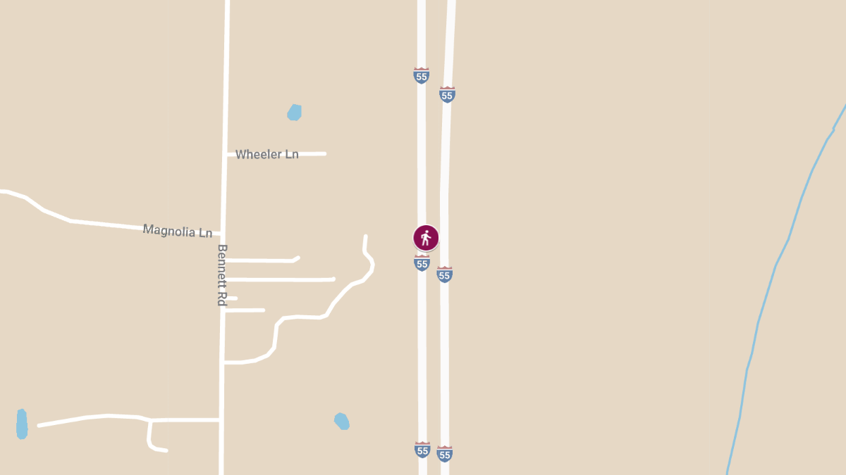 Pedestrian Killed in Secondary Crash on Interstate 55