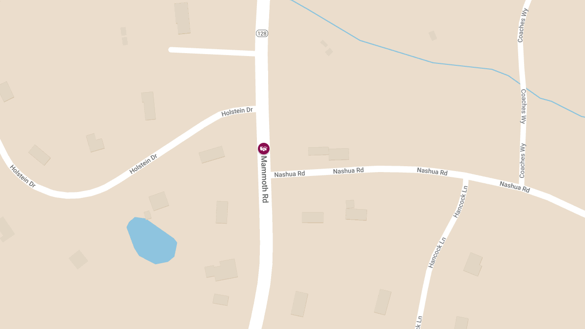Pedestrian Struck and Injured on Mammoth Rd (Rte 128)