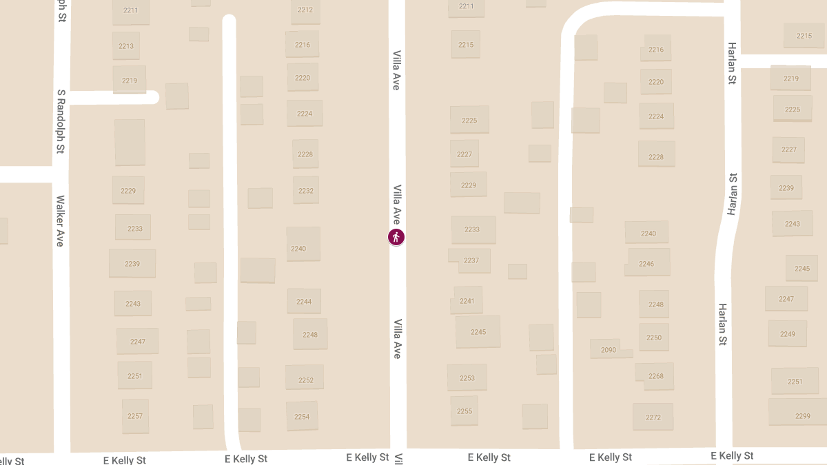 Pedestrian Struck at 2240 Villa Ave