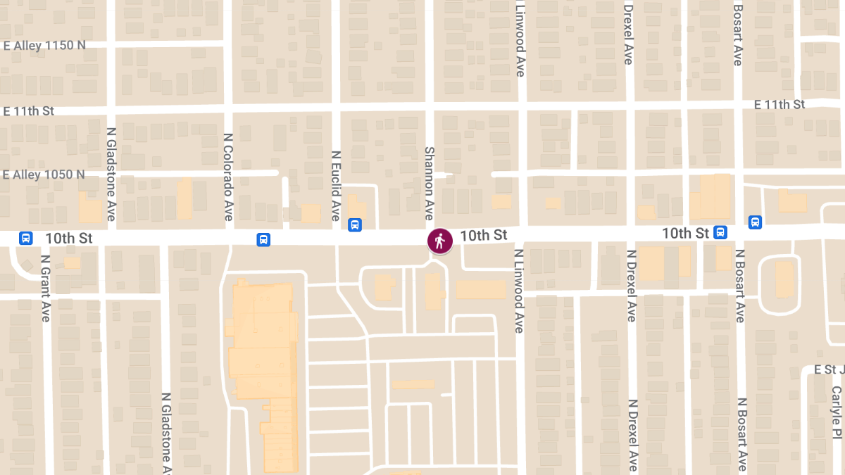 Pedestrian Struck at 4445 E 10th St