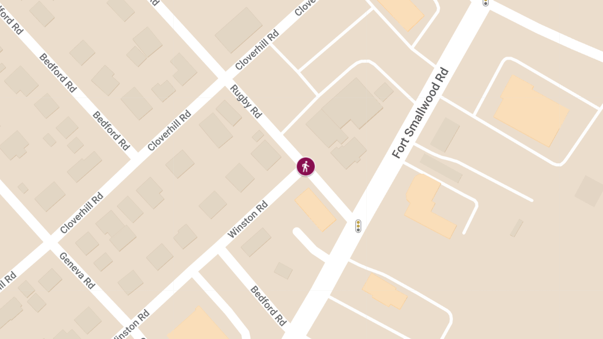 Pedestrian Struck at Rugby Rd and Winston Rd