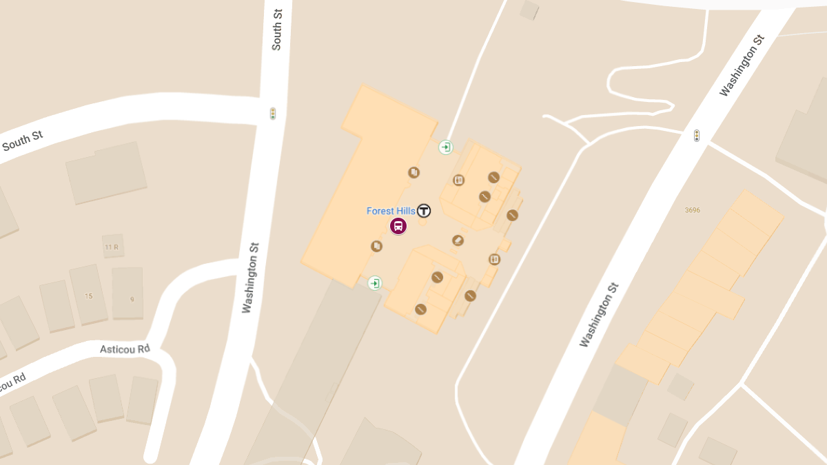 Pedestrian Struck by MBTA Bus at Forest Hills Station