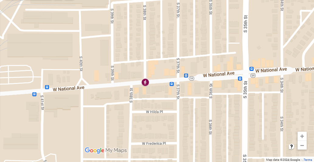 Pedestrian Struck by Vehicle at 38th and National causes Injuries