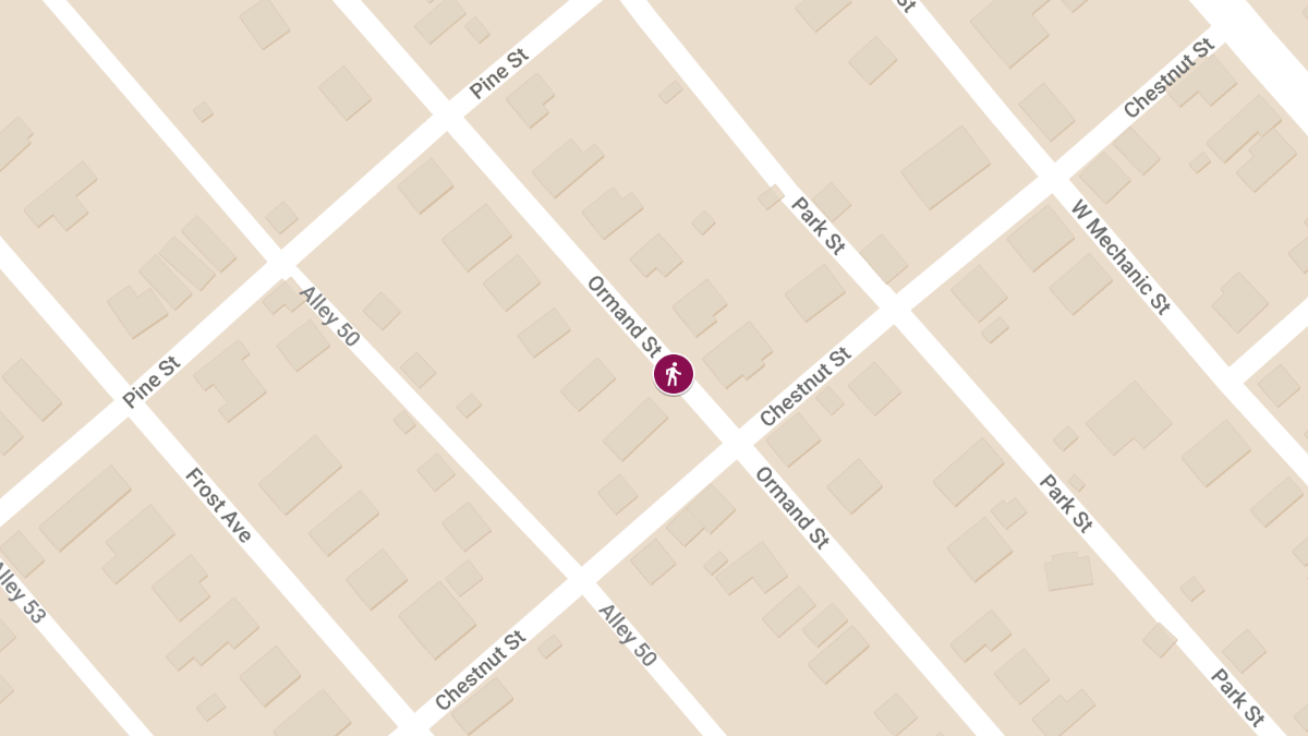 Pedestrian Struck on Ormand Street